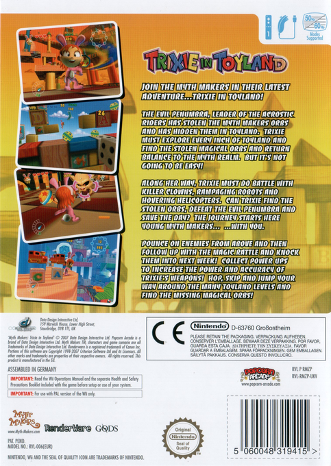 Myth Makers : Trixie in Toyland - Dos