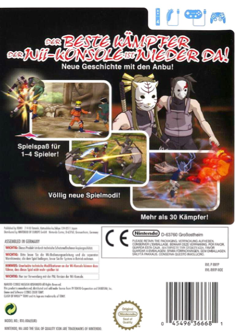 Naruto : Clash of Ninja Revolution 2 - European Ve - Dos