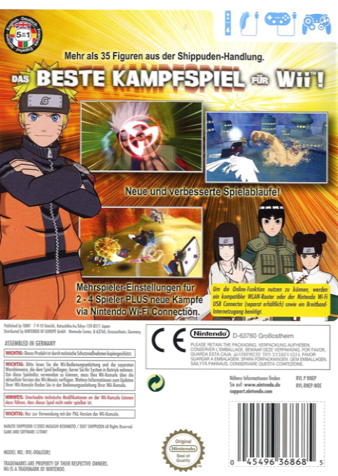 Naruto Shippuden : Clash of Ninja Revolution III - - Dos