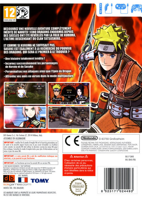 Naruto Shippuden :Dragon Blade Chronicles - Dos