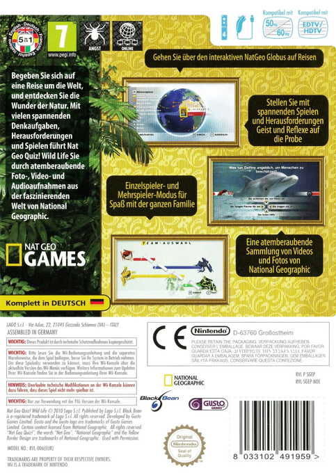 Nat Geo Quiz! Wild Life - Dos