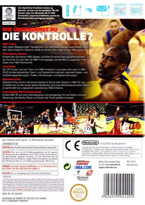 NBA 2K10 - Dos