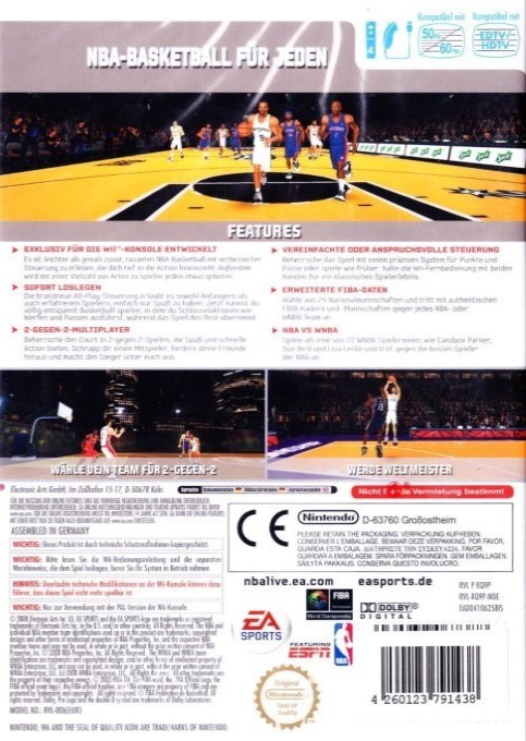NBA Live 09 All-Play - Dos