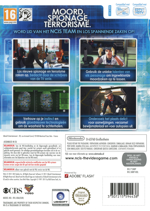 NCIS: Adapté de la série TV - Dos