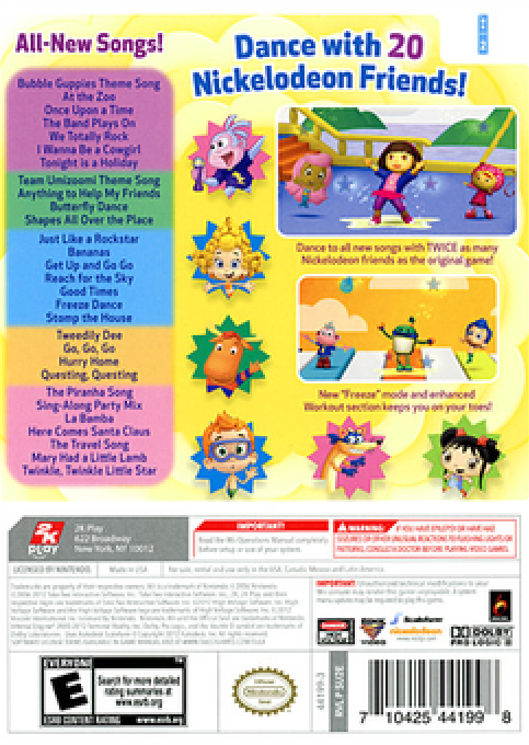 Nickelodeon Dance - Dos