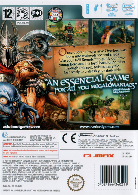 Overlord:Dark Legend - Dos