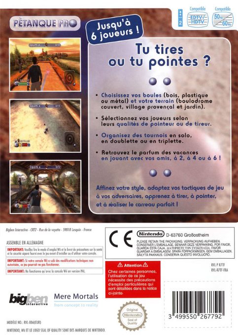 Pétanque Pro dos