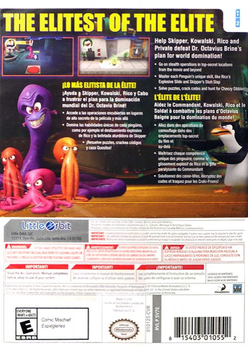 Penguins of Madagascar dos