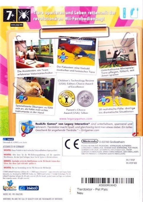 Pet Pals : Vétérinaire - Dos