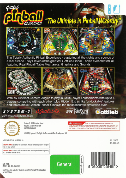 Pinball Hall of Fame : The Gottlieb Collection - Dos
