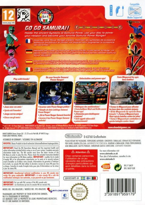 Power Rangers Samurai dos