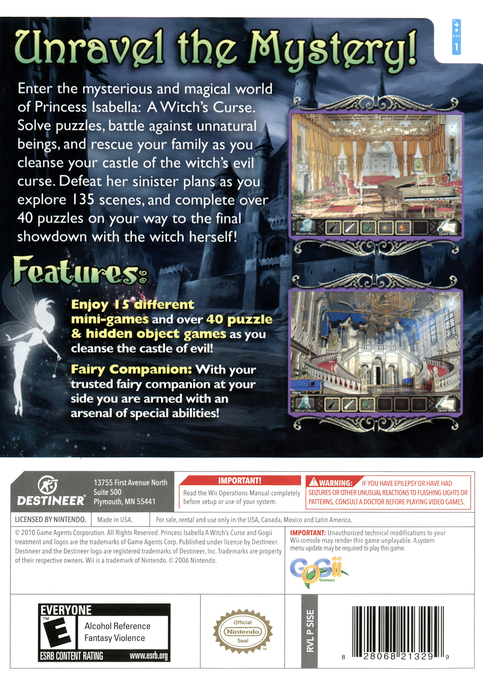 Princess Isabella :  A Witch's Curse - Dos