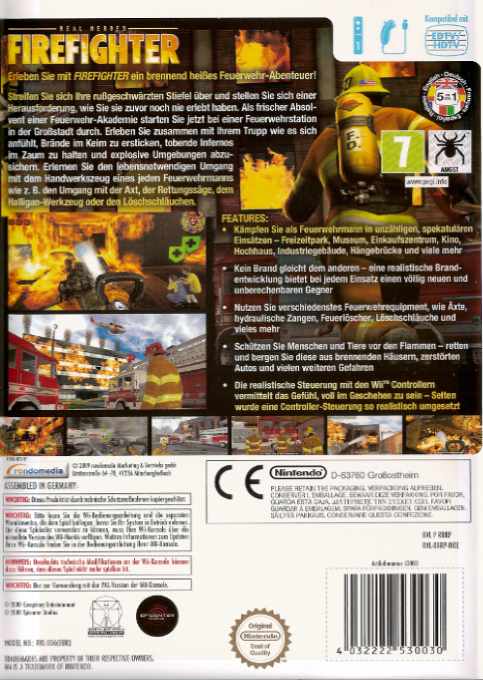 Real Heroes : Firefighter - Dos