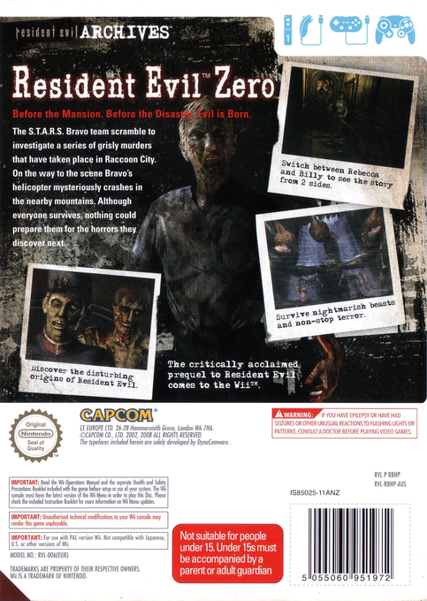 Resident Evil Archives : Resident Evil - Dos