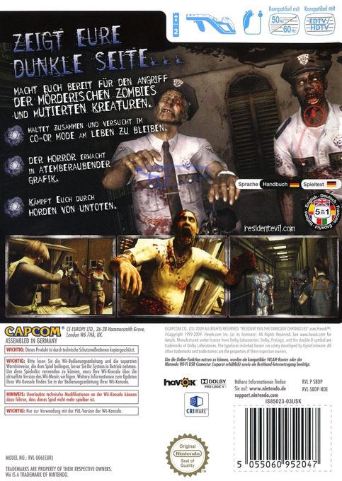 Resident Evil : The Darkside Chronicles - Dos