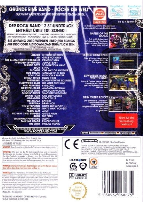 Rock Band 2 dos