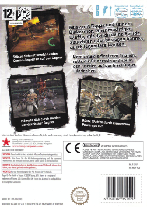 Rygar : The Battle of Argus - Dos