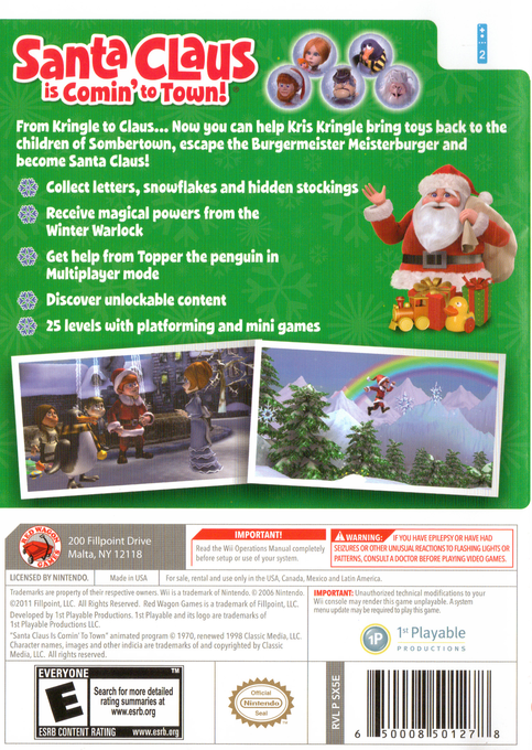 Santa Claus Is Comin' To Town! - Dos