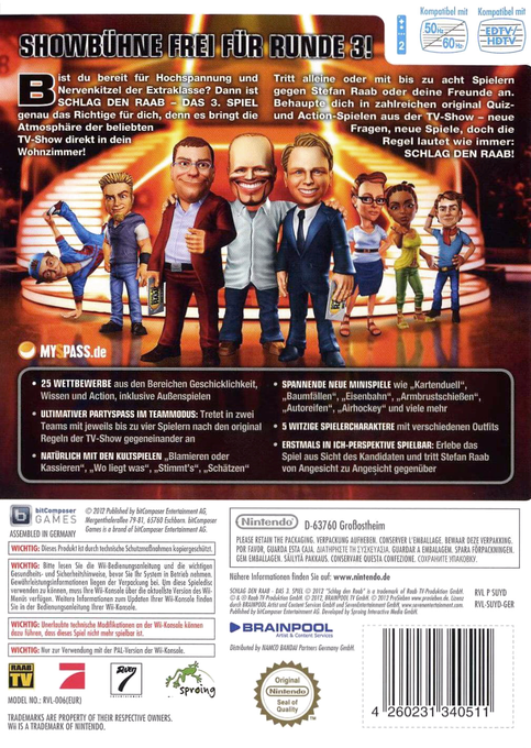 Schlag den Raab :  Das 2. Spiel - Dos