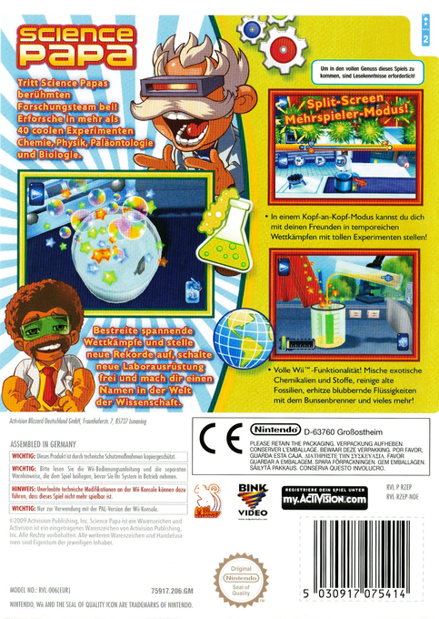 Science Papa - Dos