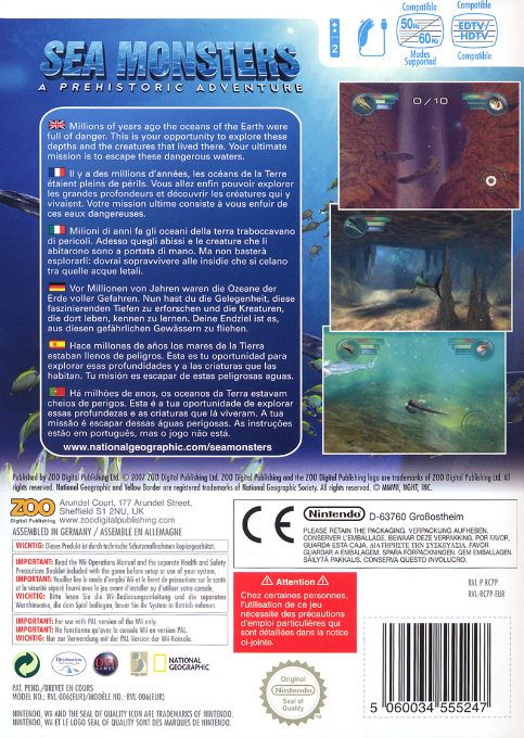 Sea Monsters : A Prehistoric Adventure dos