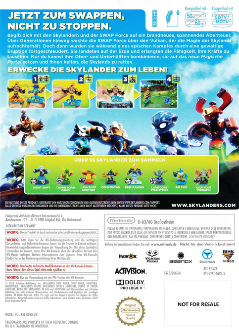 Skylanders - Swap Force dos