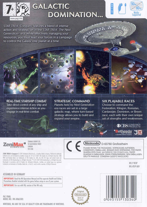 Star Trek : Conquest - Dos