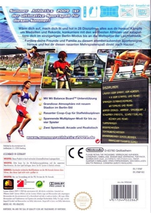 Summer Athletics dos