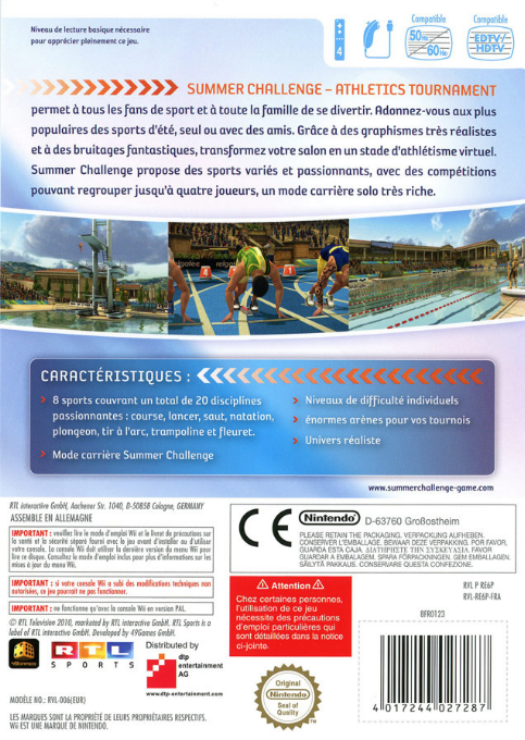 Summer Challenge Athletics Tournament - Dos