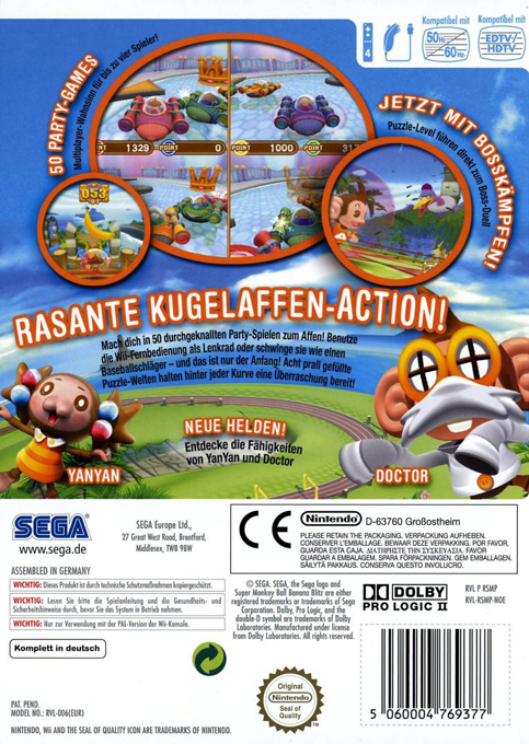 Super Monkey Ball : Banana Blitz dos