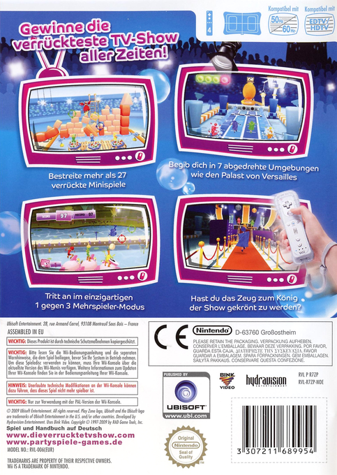 Télé Maboul Party dos