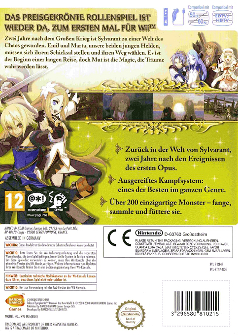 Tales of Symphonia : Dawn of the New World - Dos