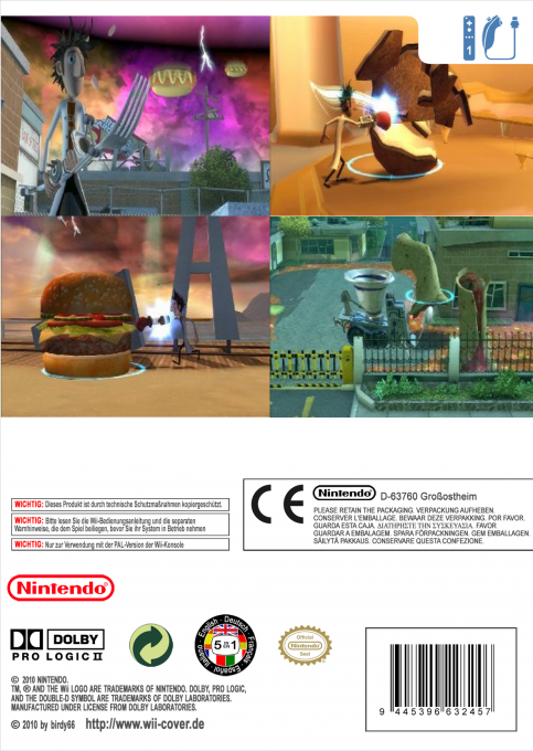 Tempête De Boulettes Géantes - Dos