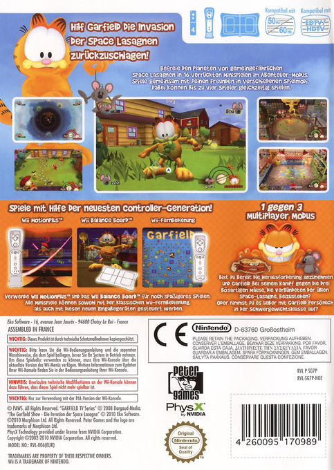 The Garfield Show : Threat of the Space Lasagna - Dos