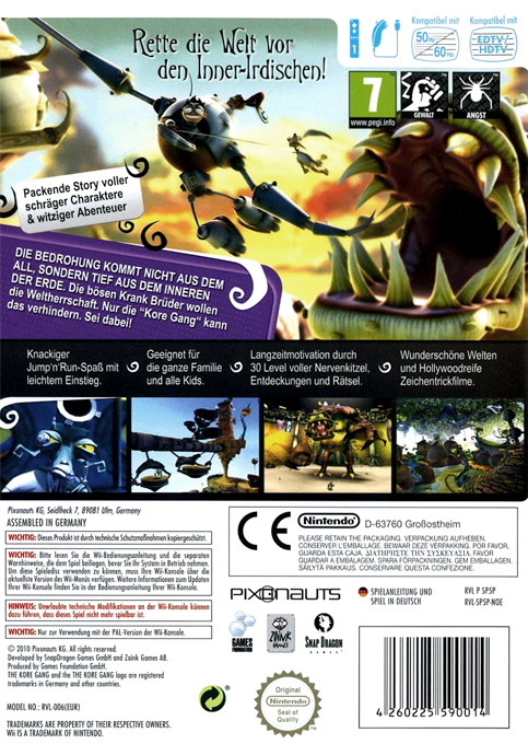 The Kore Gang : La Menace Intraterrestre dos