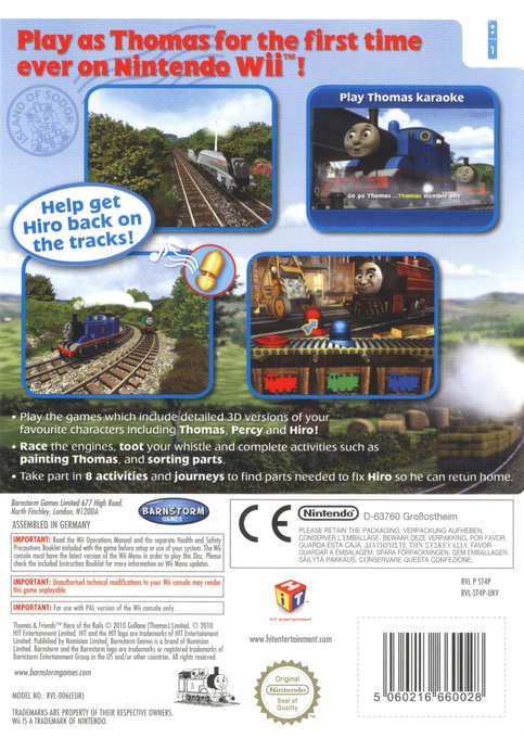 Thomas & Friends: Hero of the Rails - Dos
