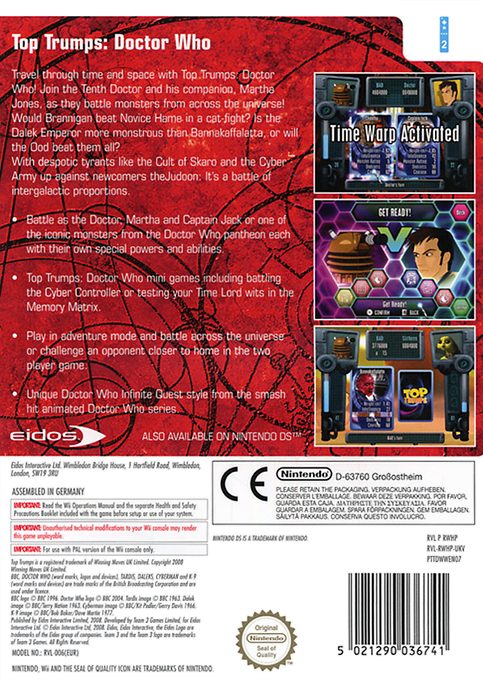 Top Trumps - Doctor Who dos