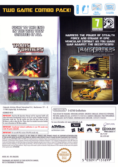 Transformers :  Ultimate Battle Edition - Dos
