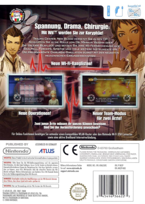 Trauma Center : New Blood - Dos
