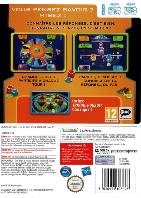 Trivial Pursuit : Casual - Dos