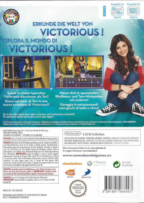 Victorious : Taking The Lead - Dos