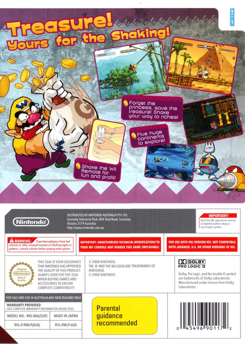 Wario Land : Shake It! - Dos