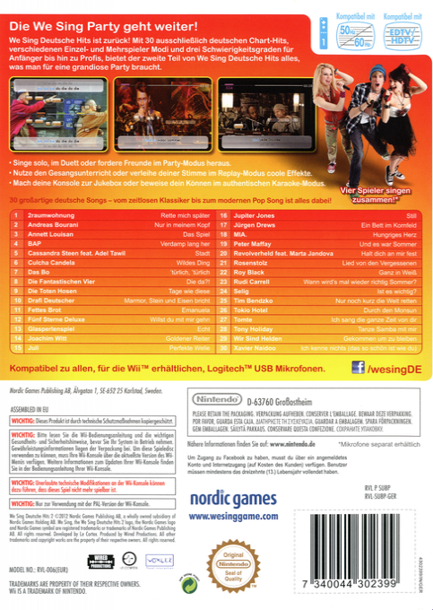 We Sing Deutsche Hits dos