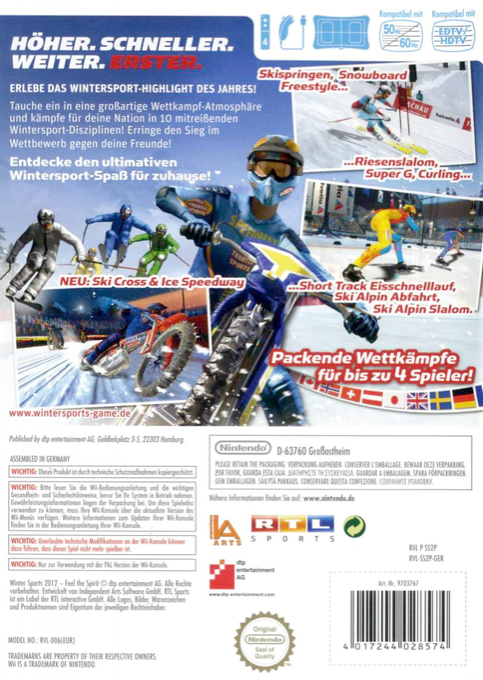 Winter Sports 2012 : Feel the Spirit dos