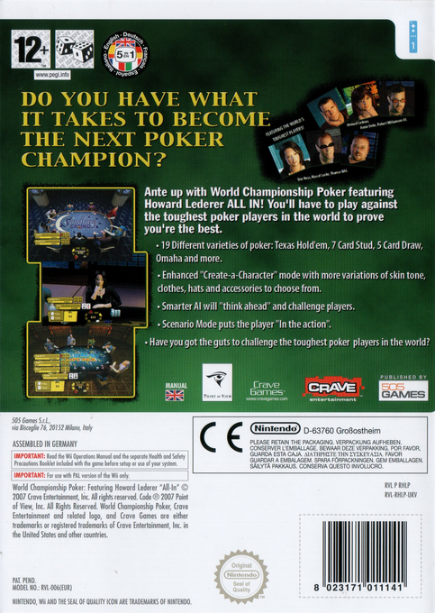 World Championship Poker featuring Howard Lederer dos