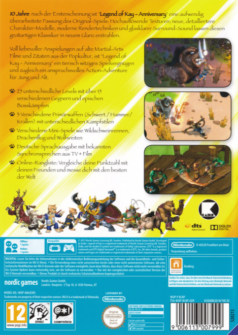 Legend of Kay Anniversary - Dos