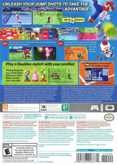 Mario Tennis Ultra Smash - Dos