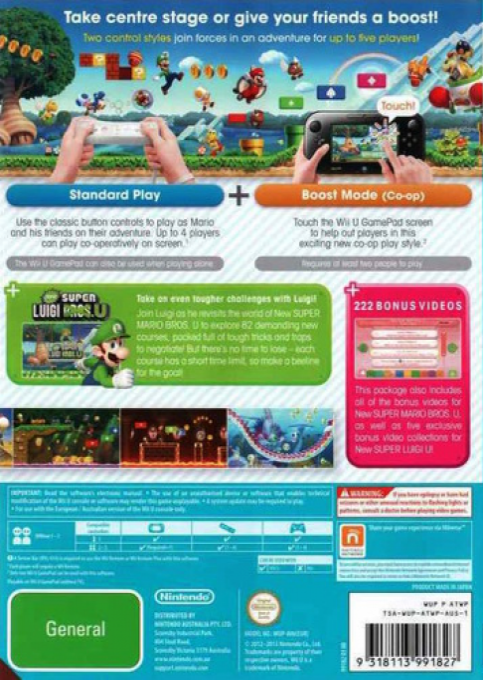 New Super Mario Bros. U plus New Super Luigi U - Dos