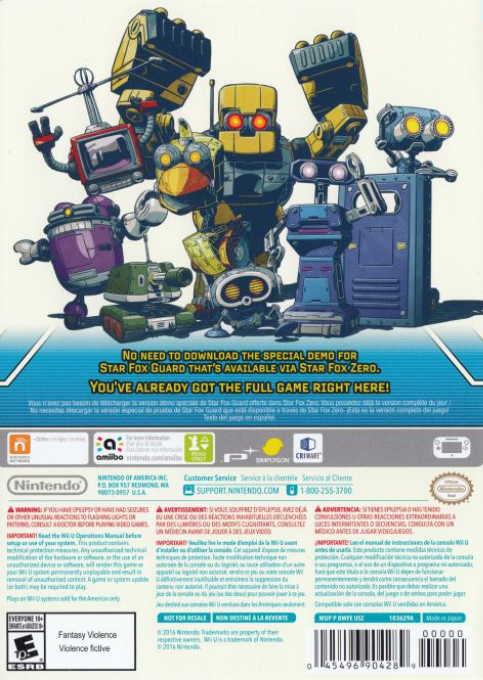 Star Fox Guard - Dos