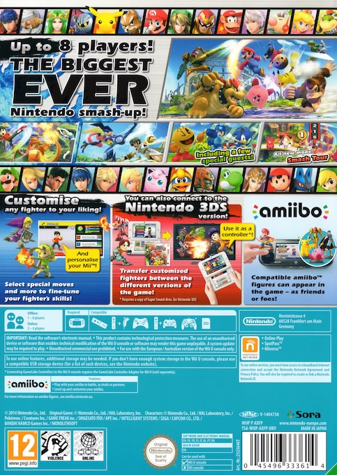 Super Smash Bros. For Wii U - Dos